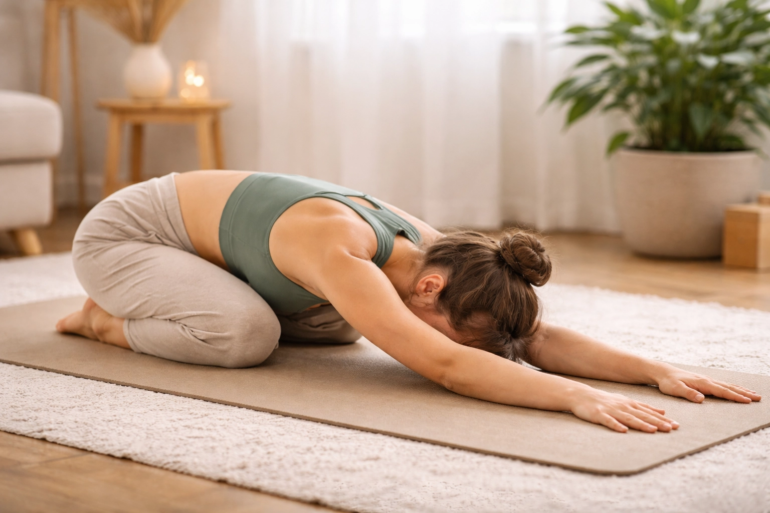 Yoga Poses for Beginners-Child’s Pose Yoga Poses for Beginners-Child’s Pose